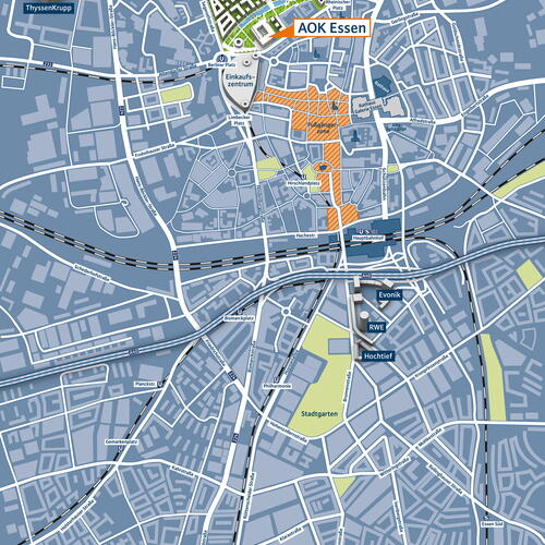 Map of Essen
