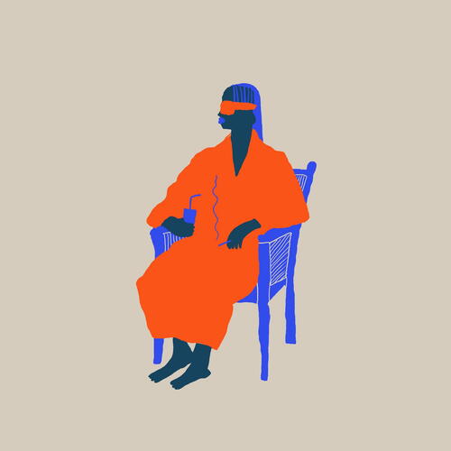 Woman in a chair